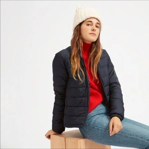 Everlane Lightweight Puffer Black Sz S
